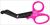 5.5 PREMIUM FLOURIDE SCISSOR- NEON PINK